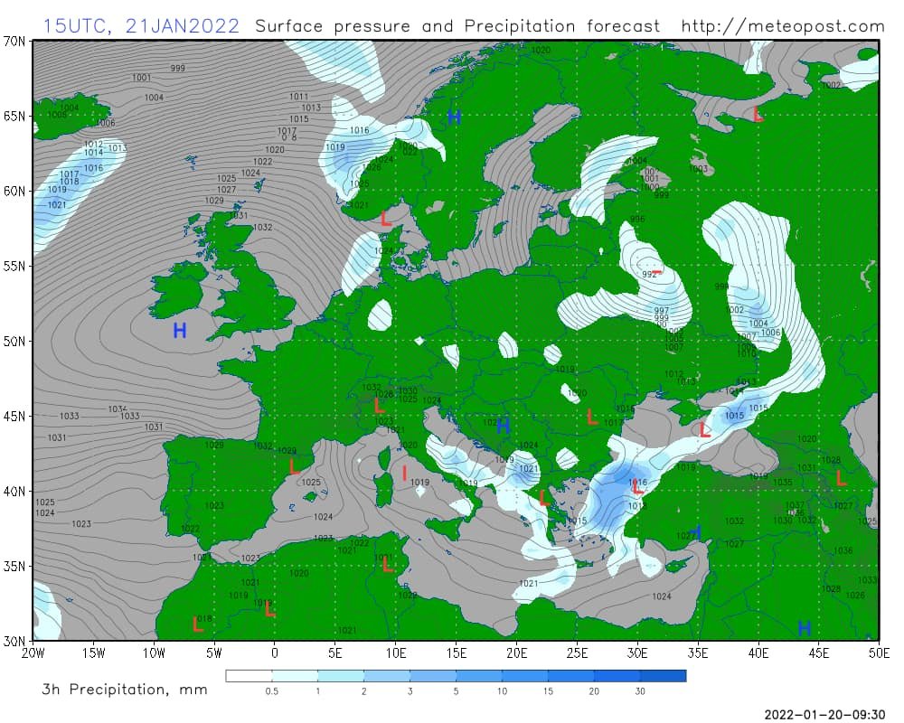 Временами снег: какая погода будет в Киеве на выходных 1