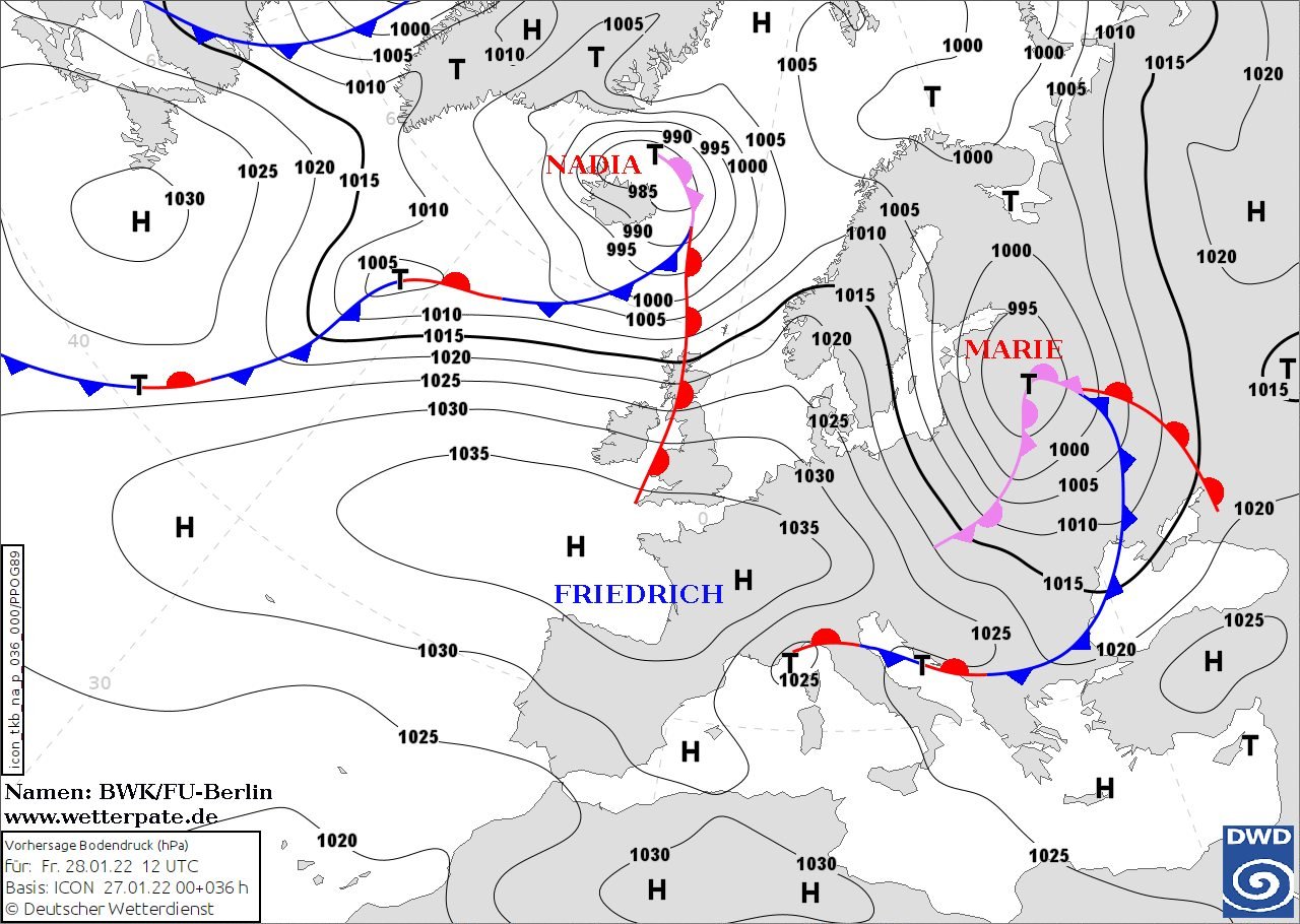 В Украину циклон Marie несет сильный ветер и мокрый снег: какая погода будет в Киеве 1