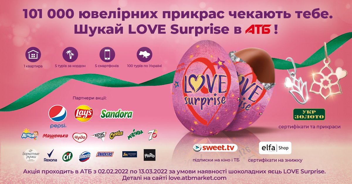В «АТБ» стартовала самая романтичная акция года — можно выиграть смартфон, турпоездку и даже квартиру 1