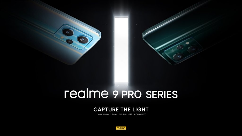 realme 9 Pro+ станет первым смартфоном в среднем ценовом диапазоне с датчиком камеры Sony IMX766 OIS. Глобальный анонс серии realme 9 Pro состоится 16 февраля 1