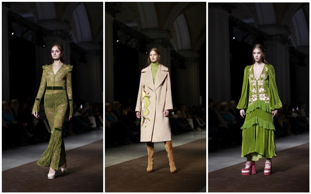 Синергия цвета и вышивка на бархате: как прошла презентация коллекции Iryna DIL на Ukrainian Fashion Week FW22-23 21