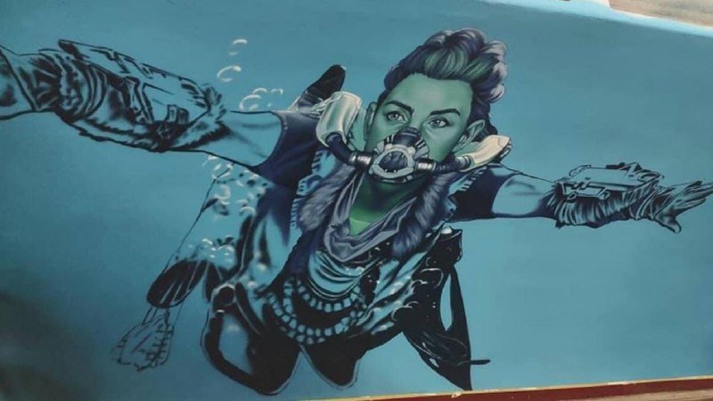 В Киеве между станциями метро "Крещатик" и "Майдан Независимости" появился новый мурал: что он значит 4