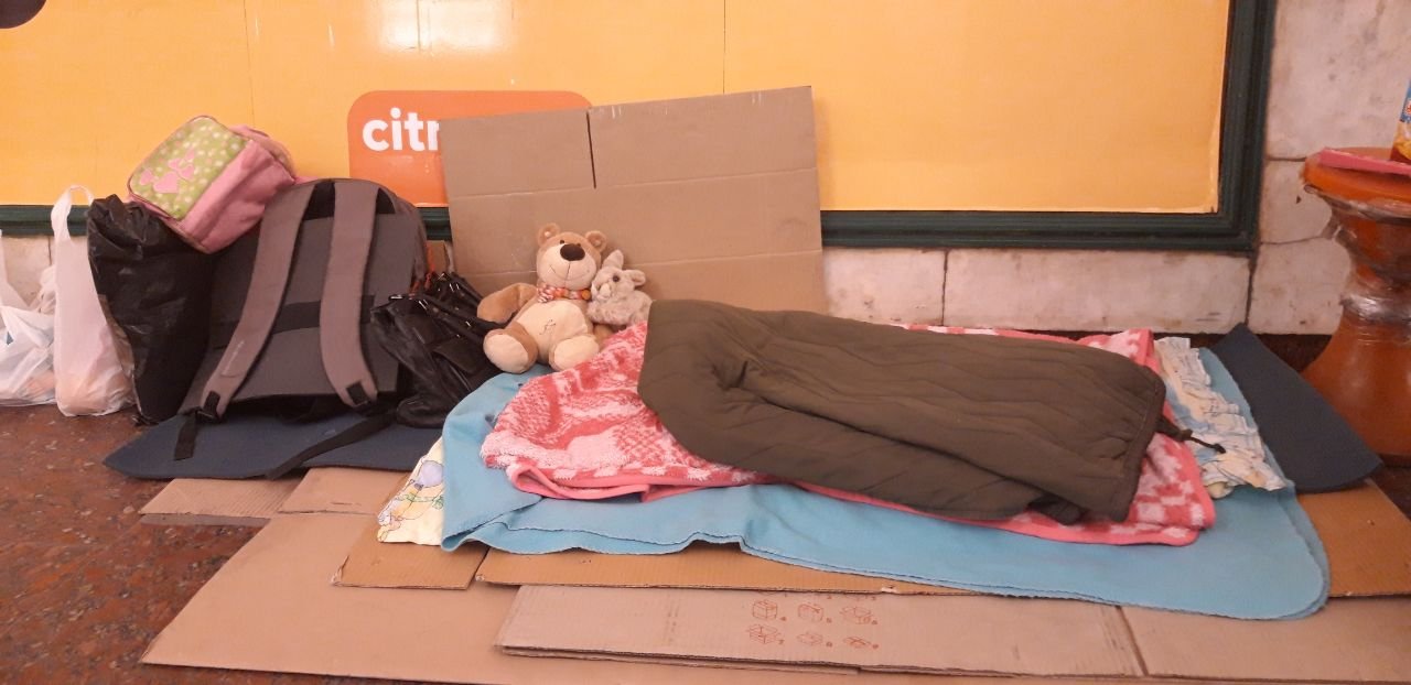 Жизнь в бомбоубежище: как киевляне прожили еще один день войны 3