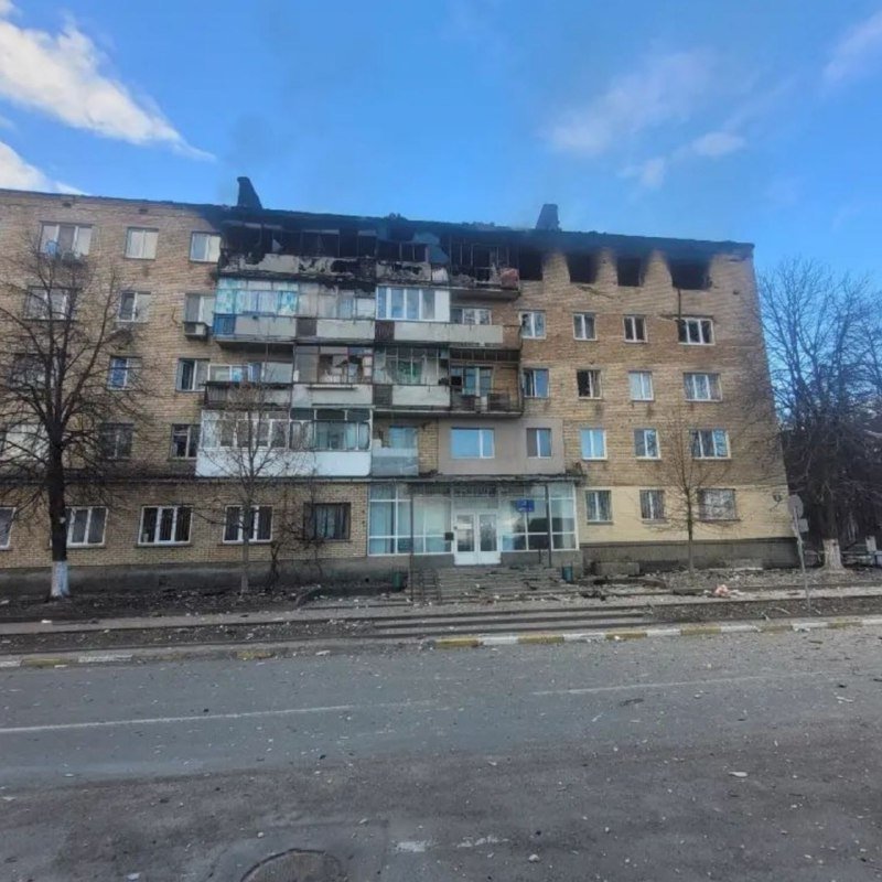 Как выглядит Буча за 11 дней войны: видео и фото улиц и домов после обстрелов 3