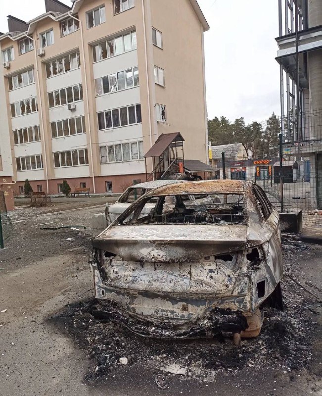 Как выглядит Ирпень за 15 дней войны: видео и фото улиц и домов после обстрелов 26