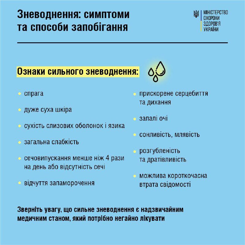 Симптомы обезвоживания и как его предотвратить: что важно знать во время войны 3
