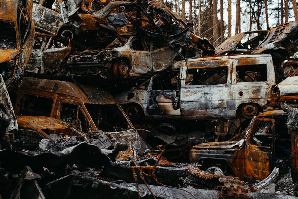 Ситуация с электричеством, разрушениями и разминированием в Киевской области: фоторепортаж 4