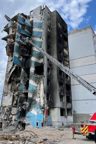 В Бородянке из разрушенного обстрелами дома спасли кота 2