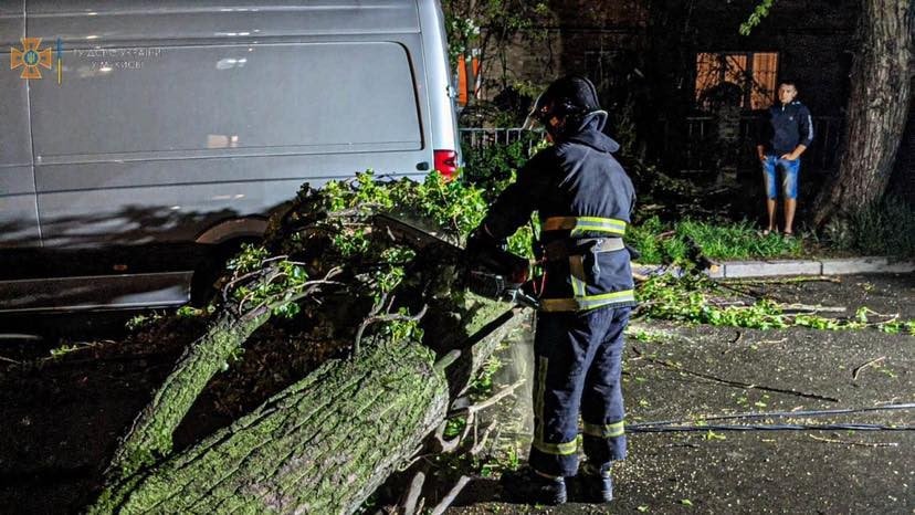 В Киеве продолжают ликвидировать последствия бури: часть города все еще без света. Фото и видео 3