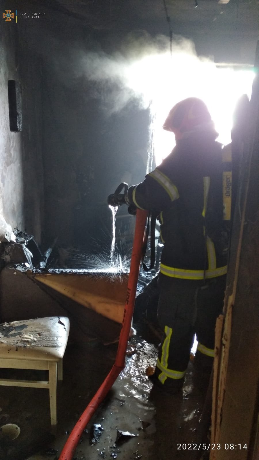 В Голосеевском районе Киева сгорела квартира в многоэтажке 7