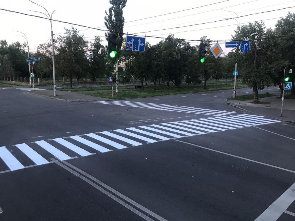 у Києві відновили дорожню розмітку майже на 190 вулицях 2
