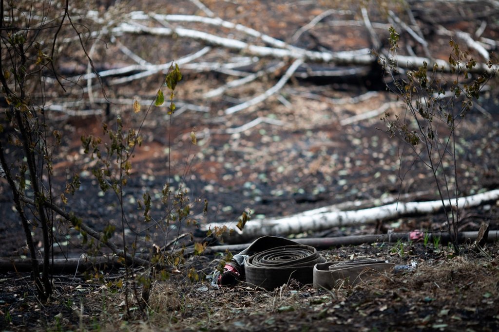Як виглядає горіння торфу на Київщині, через яке вже тиждень столиця потерпає від смогу 9