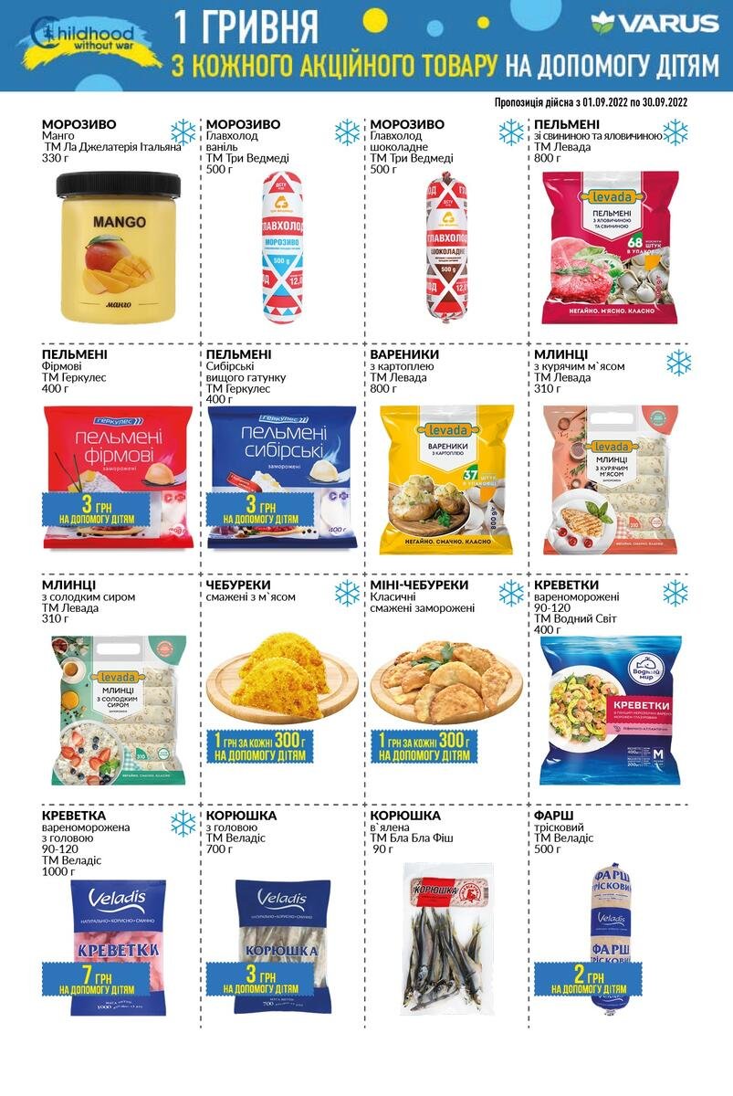 Купуйте у VARUS та допомагайте українським дітям-сиротам — триває благодійна акція 6