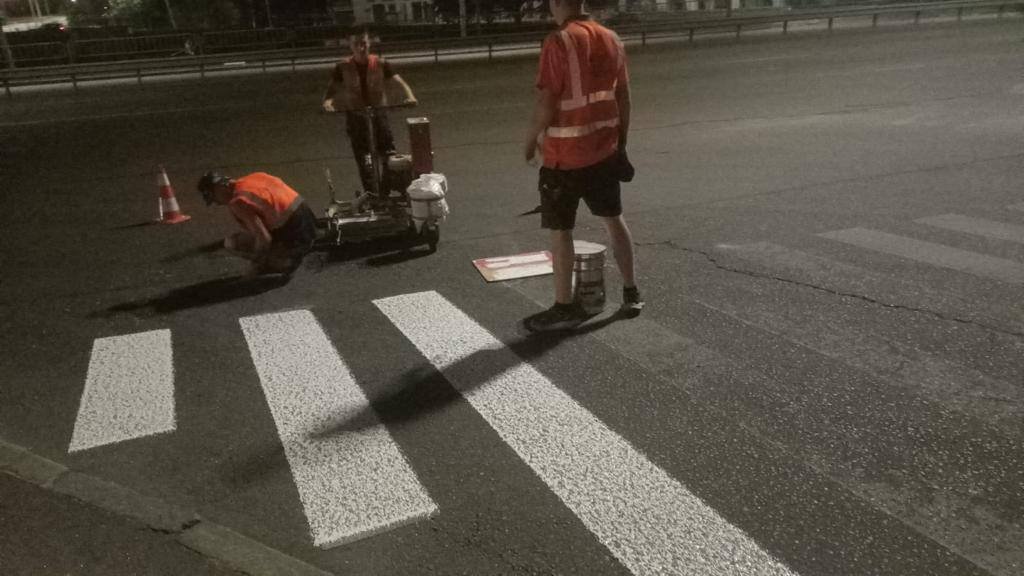 У Києві оновили дорожню розмітку на 250 вулицях: роботи завершили 1