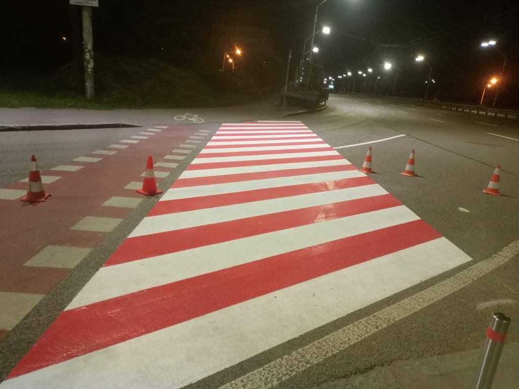У Києві оновили дорожню розмітку на 250 вулицях: роботи завершили 3