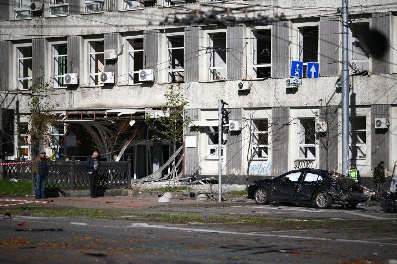 Як виглядає центр Києва після ракетних ударів 10 жовтня 1