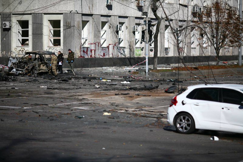 Як виглядає центр Києва після ракетних ударів 10 жовтня 2