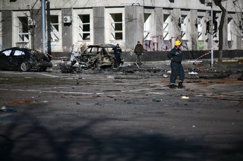 Як виглядає центр Києва після ракетних ударів 10 жовтня 7