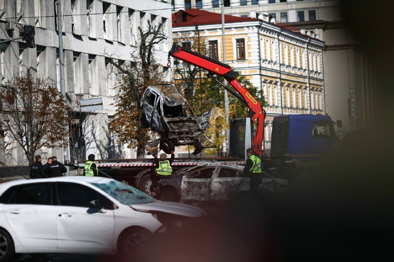 Як виглядає центр Києва після ракетних ударів 10 жовтня 10