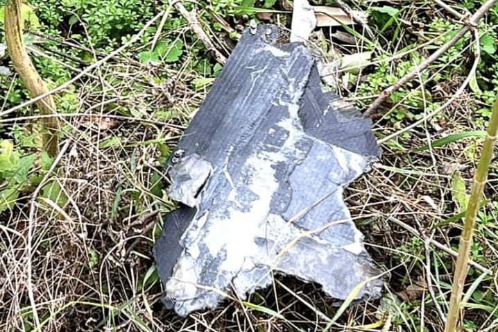 На Київщині знайшли уламки збитого дрона-шахеда 3