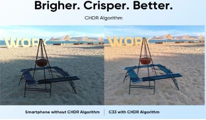 Зберігайте ще більше важливого. Рекордно багато місця в нових бюджетних смартфонах від realme. Зустрічайте — realme C30s та  realme С33 — королі вбудованої пам’яті.\ 8