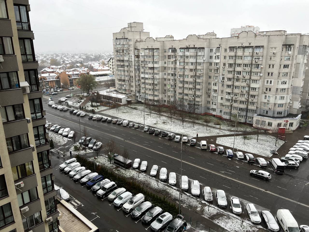 У Києві пішов перший сніг 5