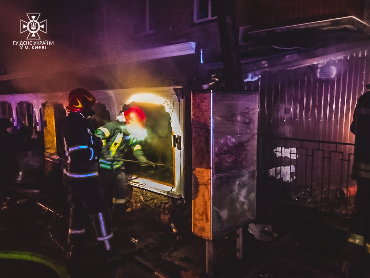 У Голосіївському районі Києва згорів ресторан грузинської кухні Gaga 2