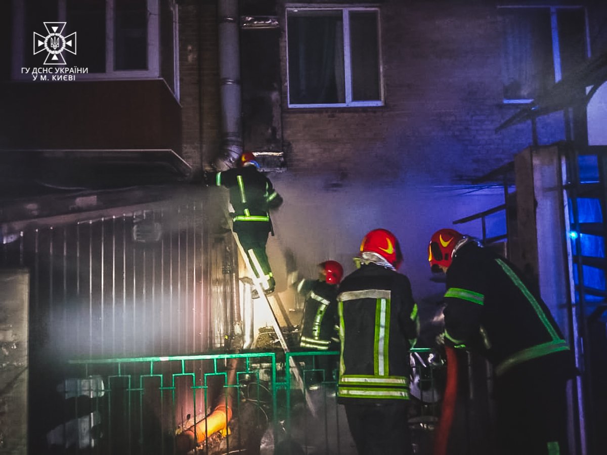 У Голосіївському районі Києва згорів ресторан грузинської кухні Gaga 3