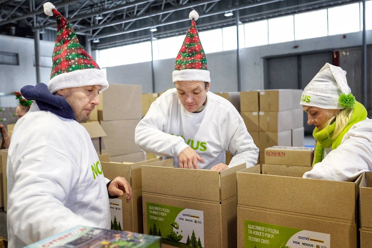 Щоб подарувати віру в різдвяне диво: NOVUS спільно з Visa влаштував зимове свято для дітей 3