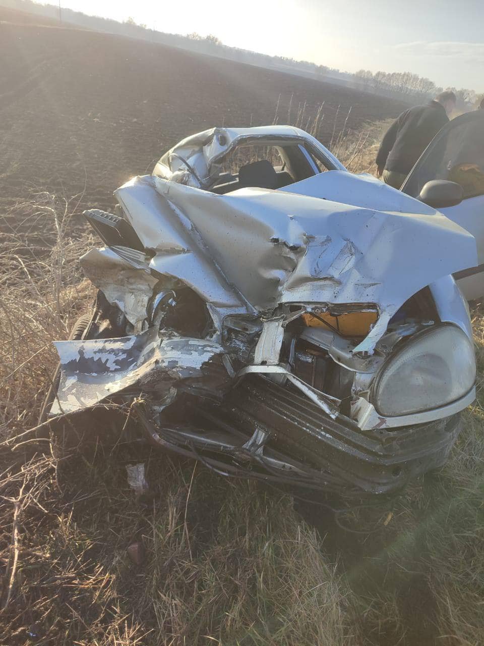 На Київщині сталася смертельна ДТП: Lanos влетів під фуру з худобою 1