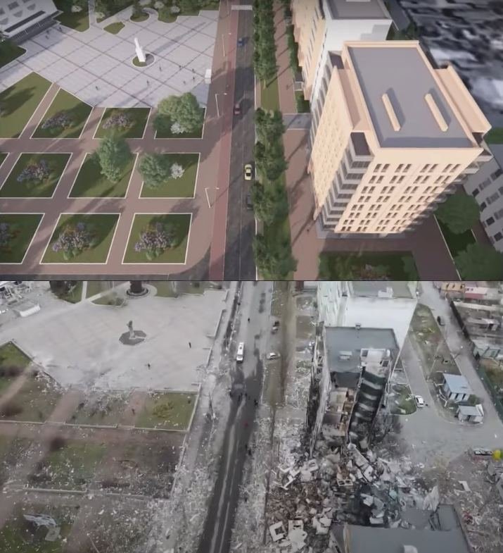 Повоєнна відбудова Бородянки: українські будівельники розробили та показали проєкт 4