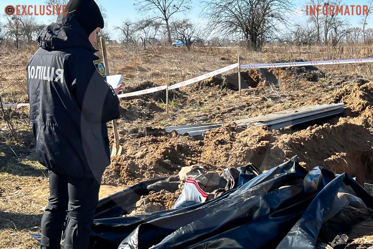 Під Києвом знайшли тіла трьох чоловіків, яких вбили під час окупації 1