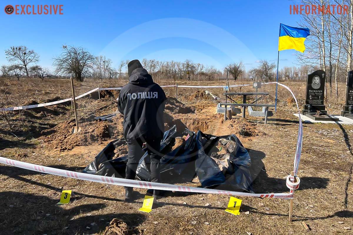 Під Києвом знайшли тіла трьох чоловіків, яких вбили під час окупації 2