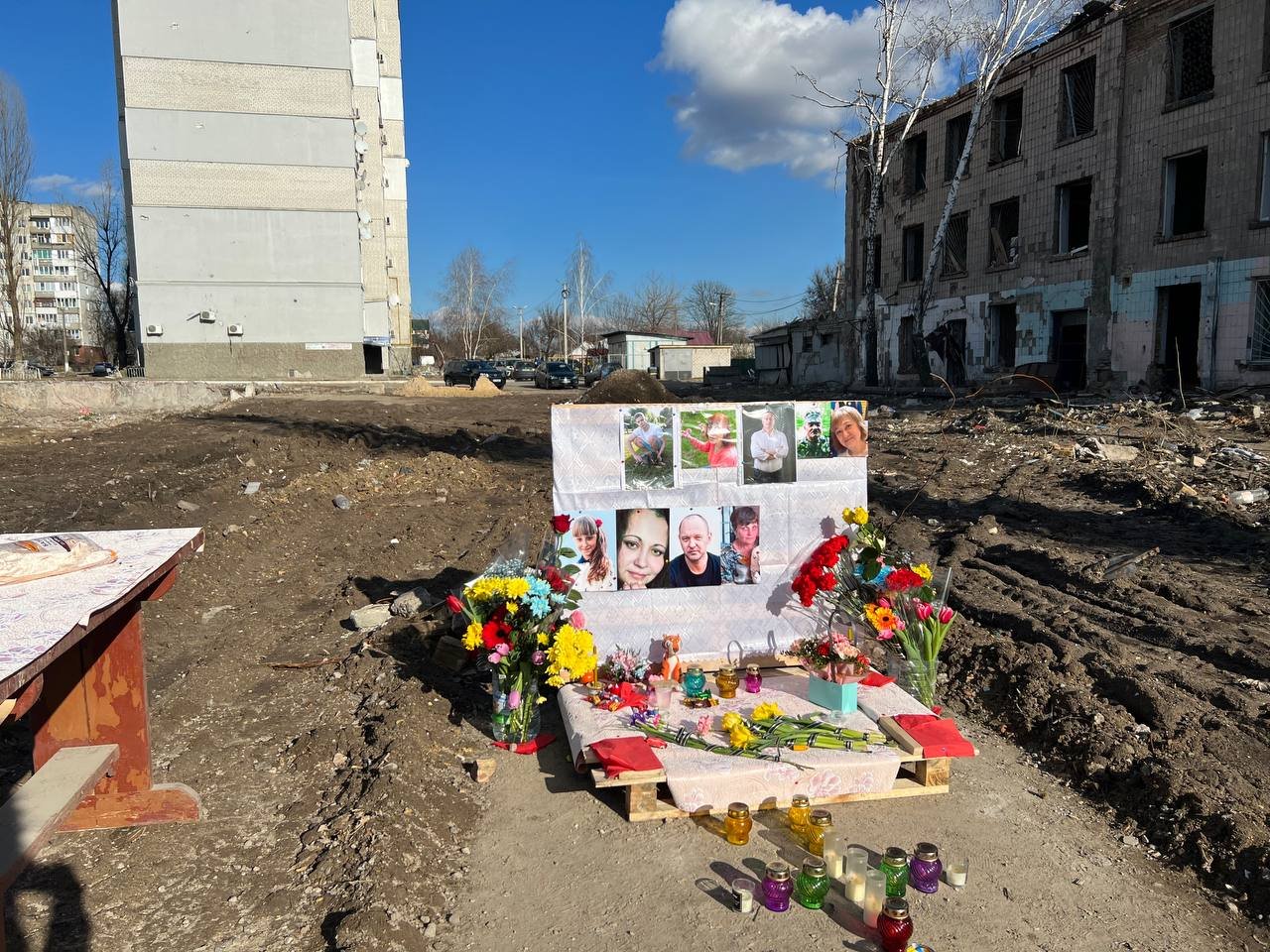 Річниця бомбардування Бородянки: як зараз виглядають зруйновані авіаударами багатоповерхівки 14