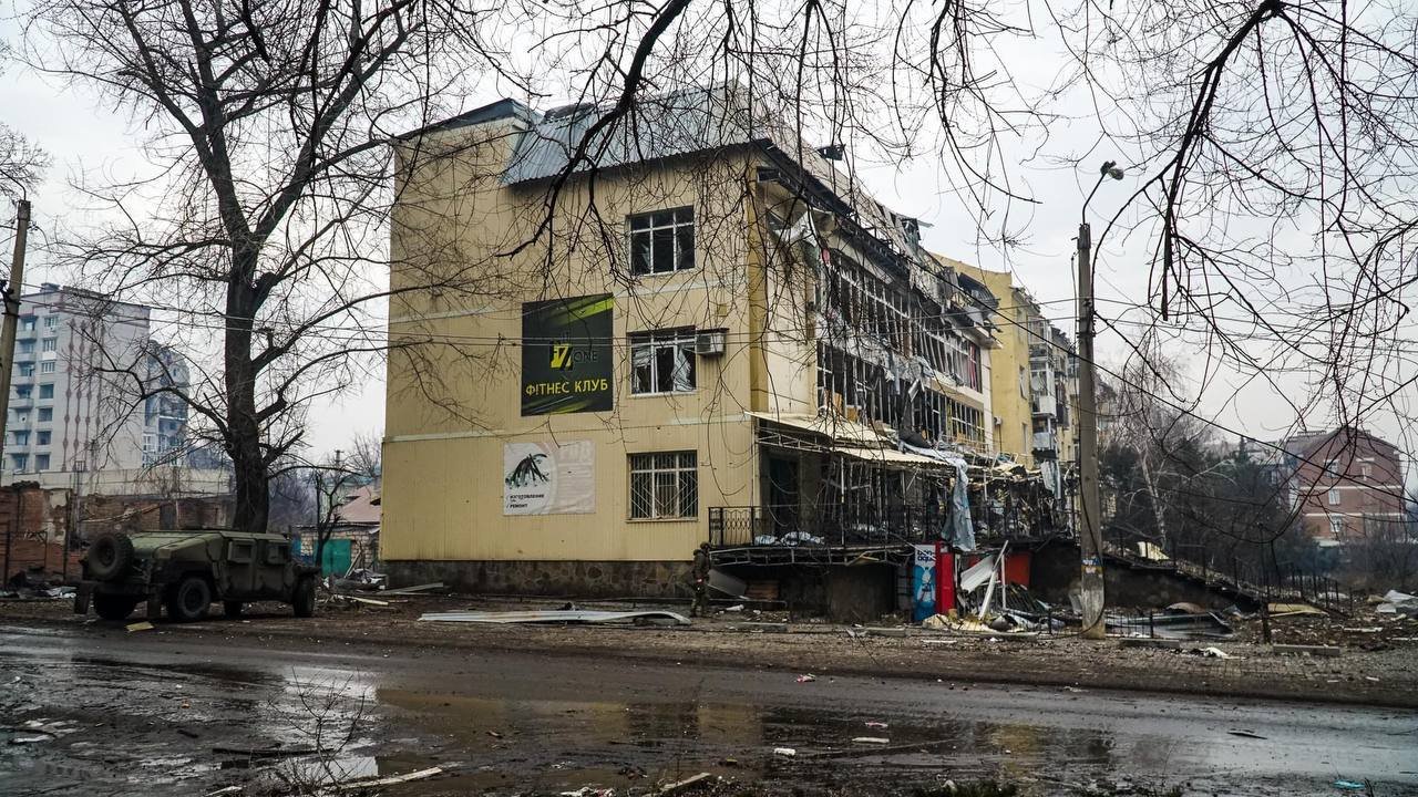 Обличчя «руського миру» без прикрас: фото Бахмуту від аеророзвідки “Фалькон” 9