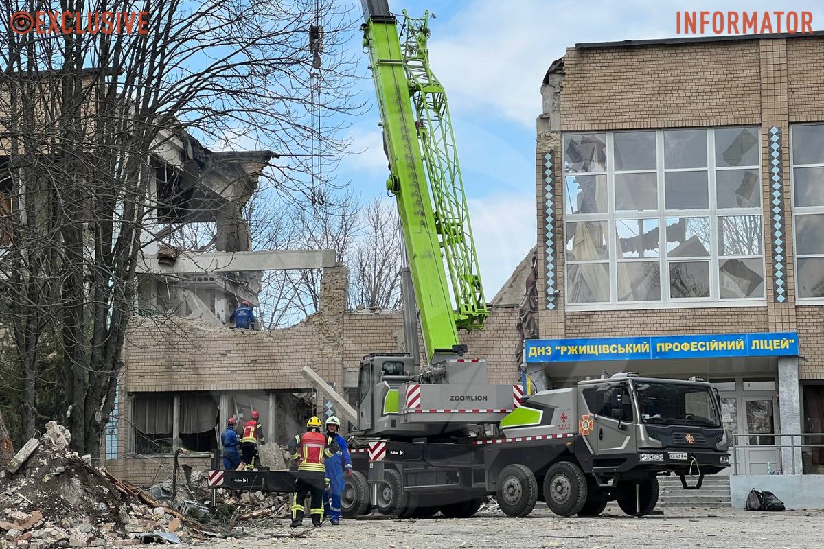У Ржищеві на місці прильоту дронів завершилися пошуково-рятувальні роботи: кількість жертв зросла 1