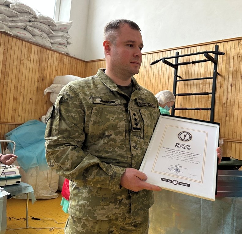 Прикордонники Києва встановили рекорд України з найбільшої кількості донорської крові 4