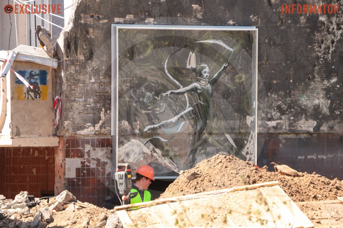 В Ірпені зносять будинок з малюнком Бенксі: як виглядає місце зараз 19