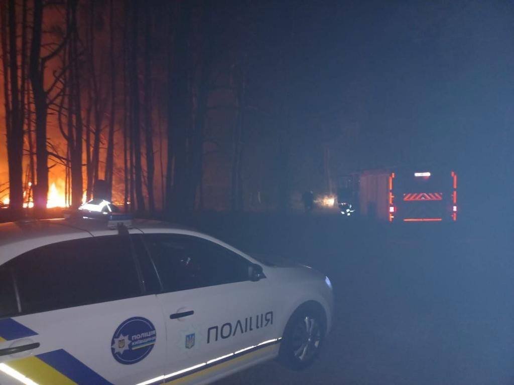На Київщині через падіння уламків ворожого дрону сталася пожежа 1