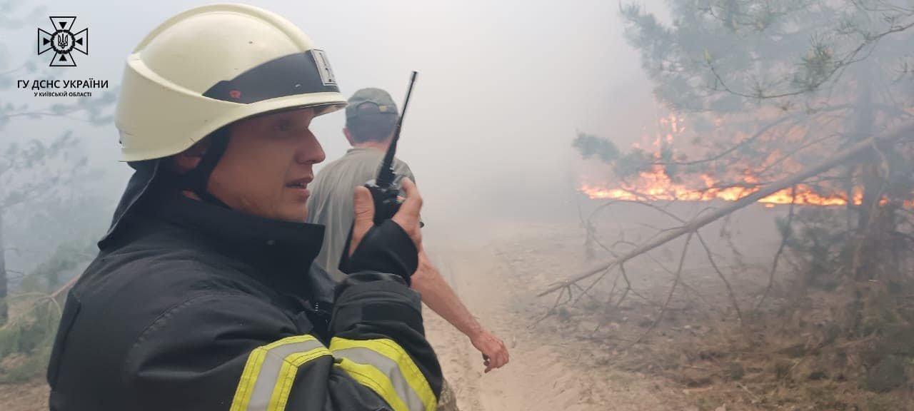 На Київщині масштабна пожежа на території Вишгородського району: що відомо 5