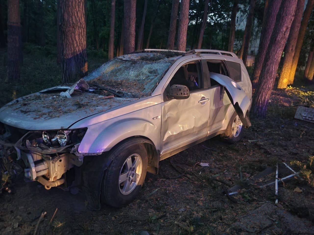 Наслідки обстрілу Київщини вночі 6 червня: згоріли автомобіли, пошкоджено гуртожиток 5