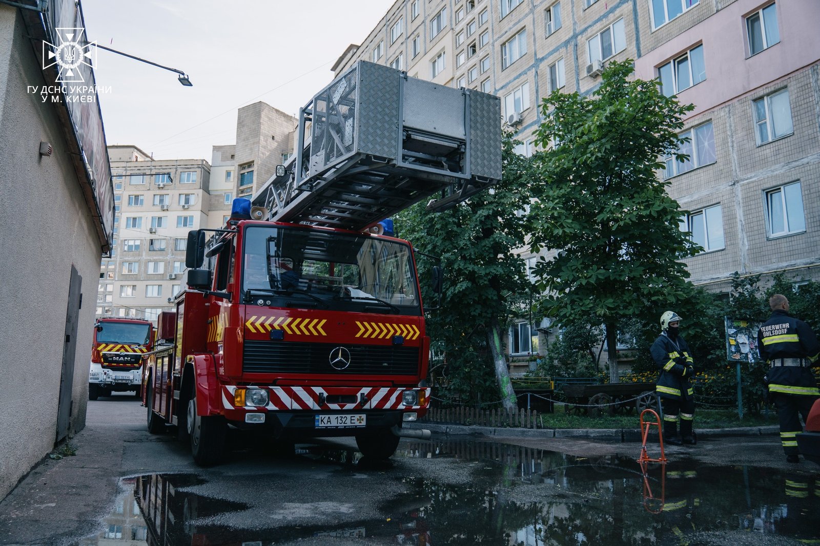 У Києві з палаючої квартири врятували собаку 4