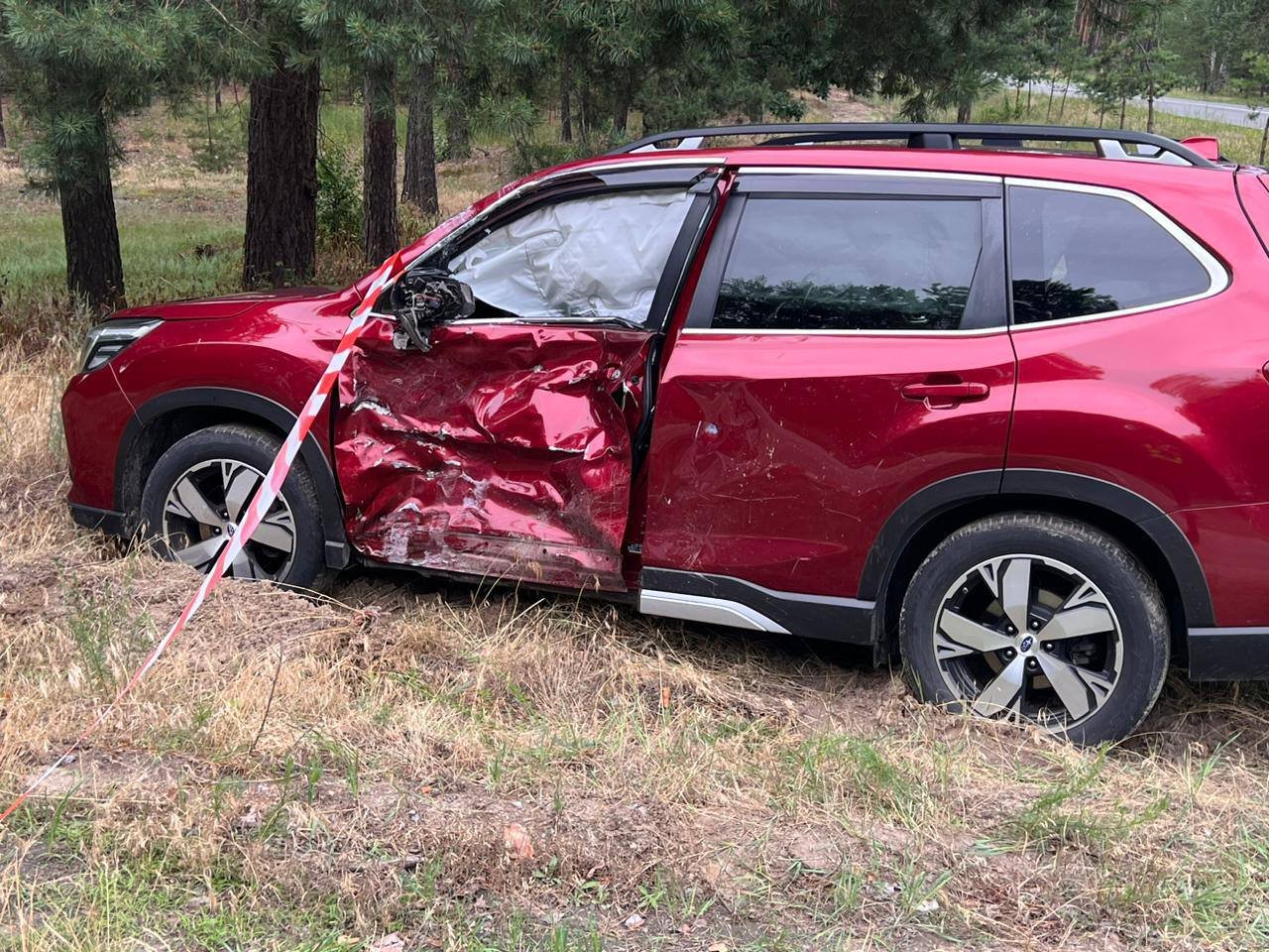 На Київщині Yamaha влетів у Subaru: байкер загинув на місці 1