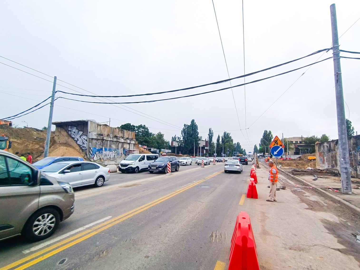 У Києві на Дегтярівській повністю демонтували старий шляхопровід 2