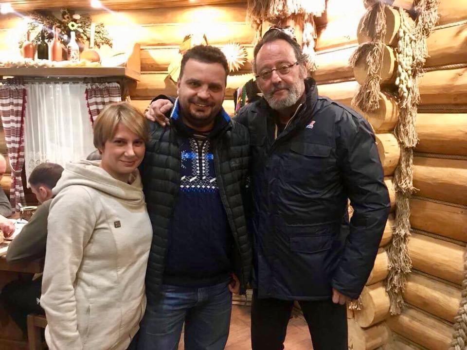 Жан Рено в Украине