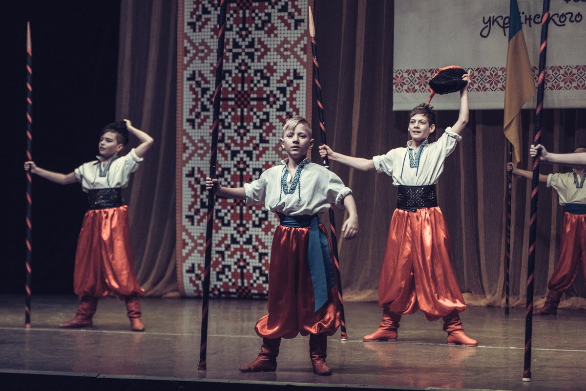 Малыши отлично справились с ролью казаков