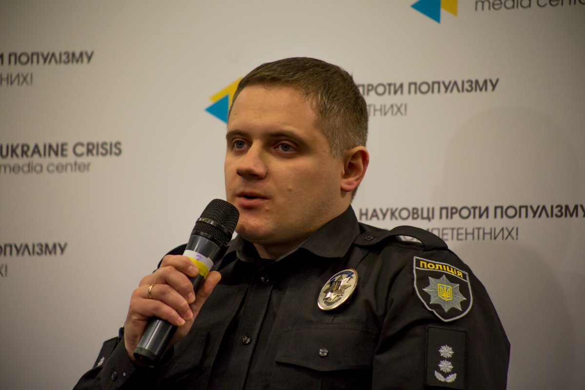 Виктор Веклич, заместитель начальника Управления полиции охраны Киева Виктор Веклич, заместитель начальника Управления полиции охраны Киева