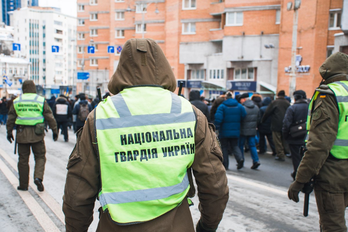 Нацгвардия обеспечивала порядок Нацгвардия обеспечивала порядок
