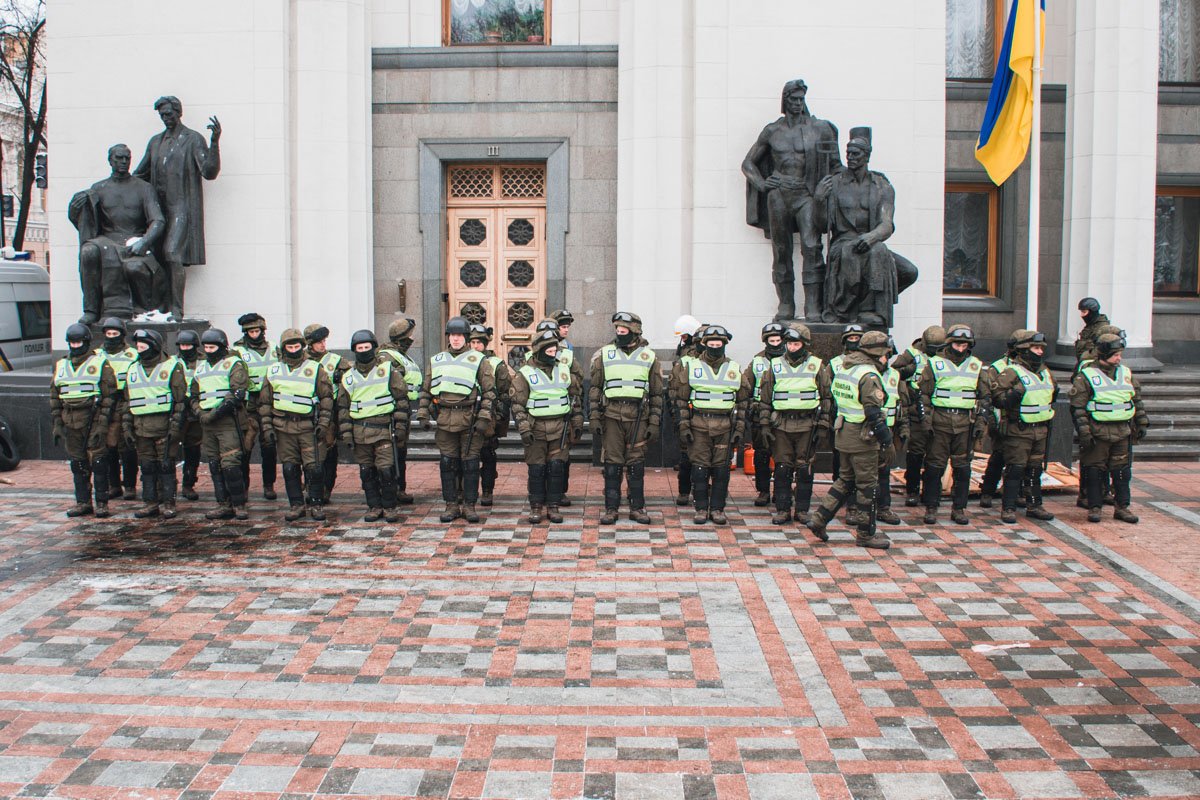 Нацгвардия на страже порядка