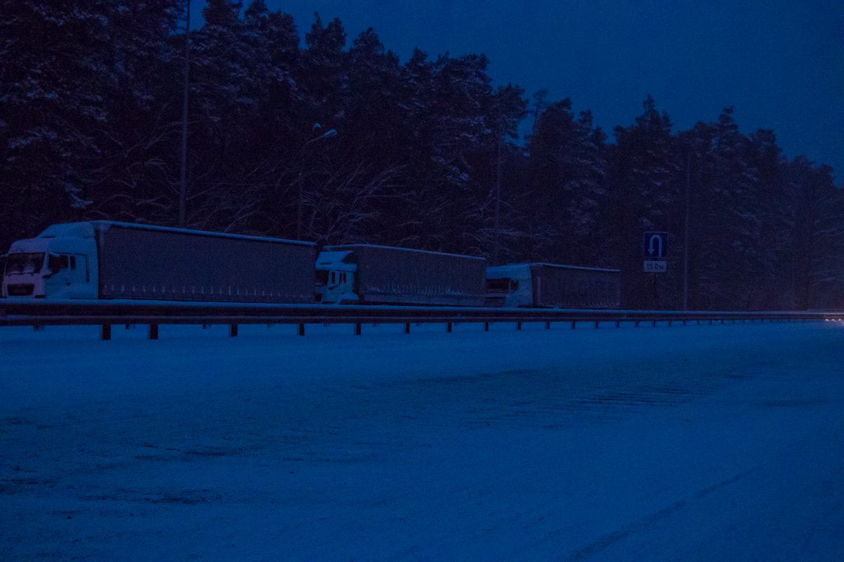 Запрет на въезд в город будет действовать до 10:00